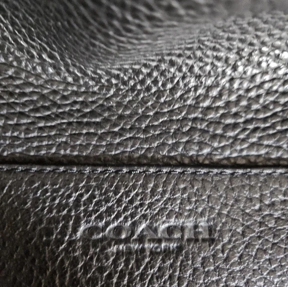 Coach Black Leather Backpack - Picture 3 of 4